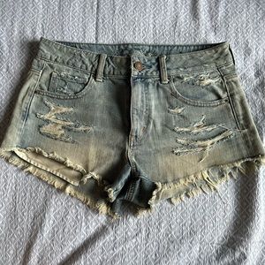 American Eagle Outfitters Hi Rise Denim Shorts